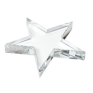 Prensapapeles de Vidrio de 100 mm con Forma de Estrella, Decoración y Accesorios de Oficina H 19 - Product Image 1