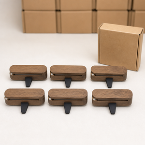 Support en bois FTQS pour diffuseur de parfum de voiture avec bâtonnets et clip – Cadeau pour l'intérieur du véhicule – Vente en gros OEM Marque Privée - Product Image 6