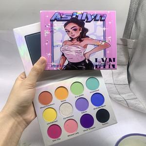 <span class=keywords><strong>Palette</strong></span> d'ombres à paupières pour cosmétiques, Pigment de marque privée - Product Image 4