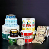 Etiquetas Personalizadas para Paletas de Hielo, Adhesivas, de Papel, Redondas, con Logotipo Impreso, Código QR, en Rollo