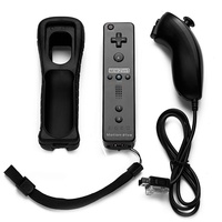Télécommande sans fil 2 en 1 pour télécommande WII et Nunchuk avec accélérateur pour manette de jeu Nintendo WII avec Motion Plus