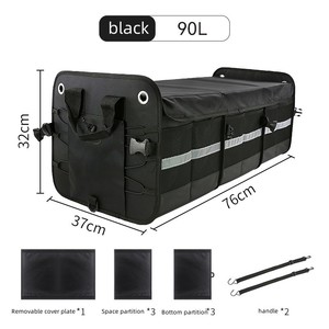 Caja de almacenamiento plegable desmontable para maletero con aislamiento térmico a prueba de fugas, accesorio para coche con bandeja de almacenamiento plegable - Product Image 4