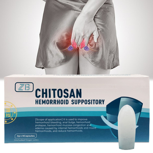 Supositorio de Quitosano ZB para Hemorroides, Mejora la Hemorragia, Prolapso, Protuberancia <span class=keywords><strong>Anal</strong></span>, Congestión Mucosa, Edema, 6 Piezas - Product Image 2