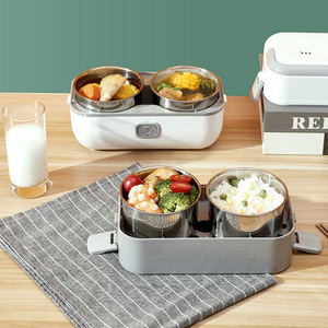 Boîte à lunch multifonctionnelle portable en acier inoxydable auto-chauffante pour la cuisson et le maintien au chaud des aliments – Vente en gros - Product Image 4
