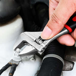 Chiave Regolabile DEDING Modello AW02-M 8" con Coppia Elevata, Metrica, OEM, Flessibile, con Testa a Vite a Sfuso da 45° Cromata - Product Image 5