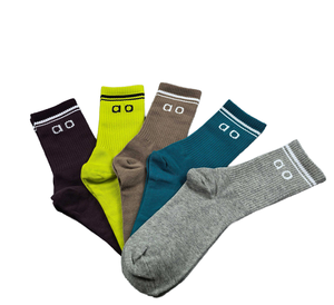 Chaussettes de sport décontractées en coton et bambou tricoté, version correction AO, pour yoga, gym, extérieur, longueurs personnalisées, automne, hiver, printemps - Product Image 1