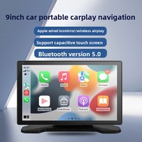 Écran de navigation GPS portable PND de 9 pouces, écran tactile HD 720P, guidage vocal, mise à jour du trafic en temps réel pour voiture et camion