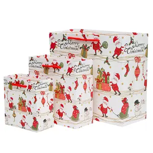 חג המולד קראפט מתנת שקיות עם מגוון מולד הדפסי עבור קראפט שקיות עבור כיתות בית הספר ומסיבה טובות