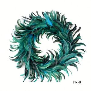 Ghirlanda floreale piuma di natale ghirlanda per la porta di casa finestra della parete della festa di nozze di ringraziamento autunno autunno decorazione - Product Image 1