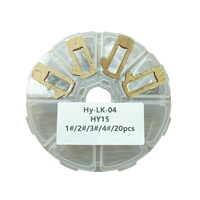 Kit de plaquettes de serrures de contact HY15 / 8 coupes (2006-2014) (PIÈCE DE RECHANGE/1) #   2 #   3 #   4 # Chaque type contient 20 pièces) Compatible avec H-yundai