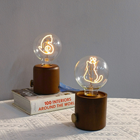 Ensemble de deux lampes de table sans fil noires, lampe de chevet LED, lampe de bureau pour la décoration de la chambre