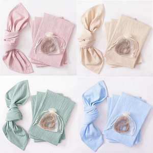 Vente en gros Serviettes de <span class=keywords><strong>table</strong></span> pour mariage en gaze de coton Serviettes de <span class=keywords><strong>table</strong></span> en coton pour décoration de mariage - Product Image 2