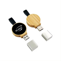 URXIM logo ukir LED, Flash Drive Usb kayu 8gb 16gb 32gb 64gb 128gb disesuaikan dengan kotak Thumb Drive