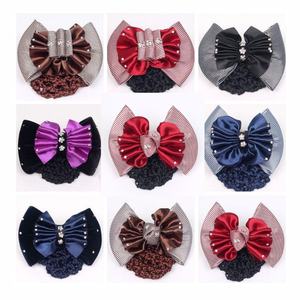 Pinza de Pelo Profesional al por Mayor para Mujeres, con Lazo Grande y Bolsillo de Red, Ideal para Bancos, Hoteles, Hospitales y Enfermeras - Product Image 1