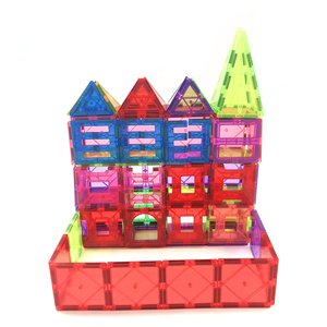 Magnetic <strong>Building</strong> <strong>Blocks</strong> 188 Pieces <strong>Magnet</strong> Toys Strongest Magnetic Tiles - Product Image 4