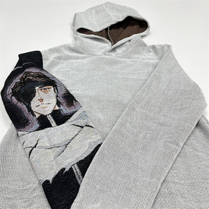 Ropa de <span class=keywords><strong>tapiz</strong></span> para hombre, ropa de calle personalizada, <span class=keywords><strong>tapiz</strong></span> de tela con capucha tejida, manta de tiro, Jacquard, diseño de Anime, <span class=keywords><strong>3</strong></span> <span class=keywords><strong>d</strong></span> - Product Image 2