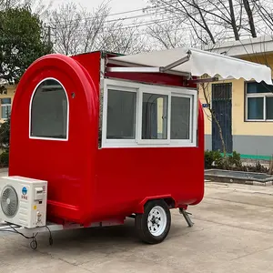 Custom Outdoor Street Concession Catering Trailer Mobile Coffee Taco Burger Car Remorque Food Truck Fully Equippe