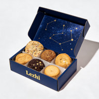 Boîte d'emballage personnalisée en carton pliable pour gâteaux, biscuits, brownies, cookies, beignets, boîte d'expédition