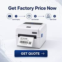 Imprimante thermique à haute vitesse GP-9124D 127 mm/s, 100 % contrôle qualité réussi, certifiée CE FCC RoHS