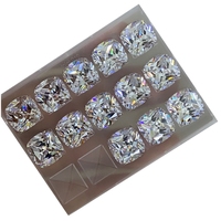 Gemas HQ Hechas a Mano, Diamante CZ 6A, Corte Princesa, Calidad Superior, Circonita Cúbica Blanca, Piedra Preciosa Suelta