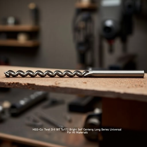 Hss-Co Twist <b>Drill</b> <b>Bit</b> Ta1072 Bright Self Centering <b>Long</b> Series Universal For All Materials - Product Image 3