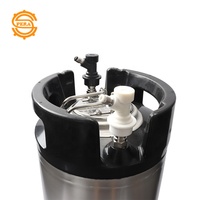 Fût à bière Ball Lock (Corny) avec tête de distribution dédiée