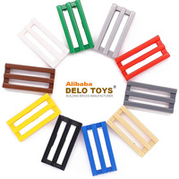 DELO TOYS (19 couleurs) Briques de construction en vrac DIY en plastique ABS, tuiles 1x2 modifiées (type non déterminé) (N°2412)