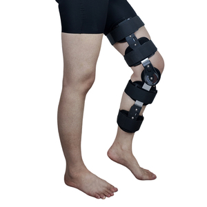 수술 후 사용하는 의료용 정형외과 다리 무릎 보조기, 조절 가능한 <span class=keywords><strong>ACL</strong></span> 지지 금속 힌지 ROM 무릎 관절 보조기 - Product Image 4
