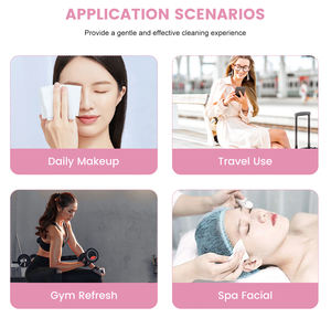 Lingettes démaquillantes fonctionnelles biodégradables OEM pour le visage et les <span class=keywords><strong>yeux</strong></span>, nettoyantes, sans alcool, non irritantes, probiotiques, Bosein et Rétinol - Product Image 6