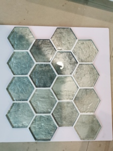 Nouvelle technologie de haute qualité mosaïque de <span class=keywords><strong>verre</strong></span>, fusion à haute température de frittage et la coloration, lustre métallique mosaïque de <span class=keywords><strong>verre</strong></span> industriel - Product Image 4