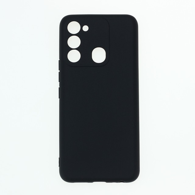 Manufacturer Wholesale Matte TPU Cases Soft Frosted Back Cover Silicone Mobile Phone Case for Infinix Tecno Spark 8C Black