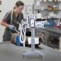 DM-6B médical nouvelle salle de chirurgie ICU opération vétérinaire anesthésie ventilateur chariot équipement pour vétérinaire humain