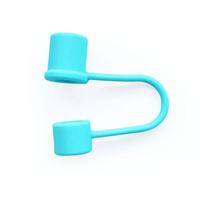 Capuchons de paille réutilisables en silicone de qualité alimentaire 8mm 10mm, anti-poussière, accessoires pour pailles de gobelets