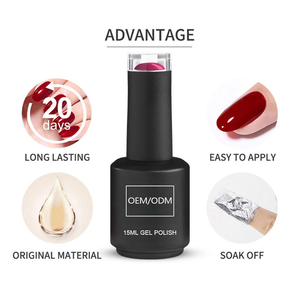 Professional Custom Logo Private Label Creat Your Own Brand Soak Off Easily UV LED Gel <b>Nail</b> Polish for <b>Nail</b> Beauty - Product Image 4