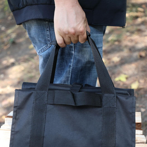 Nuovo prodotto pieghevole porta tronchi per interni ed esterni per caminetto borsa portarog - Product Image 3