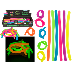 Elastic <b>Noodles</b>, Glow in the Dark, ca. 29 cm, - Product Image 1