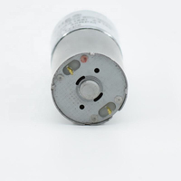 Motor de CC con Engranajes, Caja de Engranajes de 25 mm, Eje de Salida de 4 mm, 12 V, Baja Velocidad, 100 rpm, 120 rpm, Motores de CC con Engranajes y Escobillas, con Certificación CE RoHS