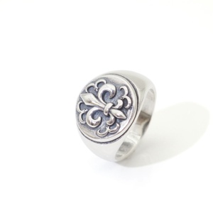 Quyến rũ người đàn ông Vòng 925 bạc độc đáo tròng đen hoa dệt Finger nhẫn thép không gỉ engagement <span class=keywords><strong>Ring</strong></span> OPP Túi/zip Túi unisex đồ trang sức - Product Image 1