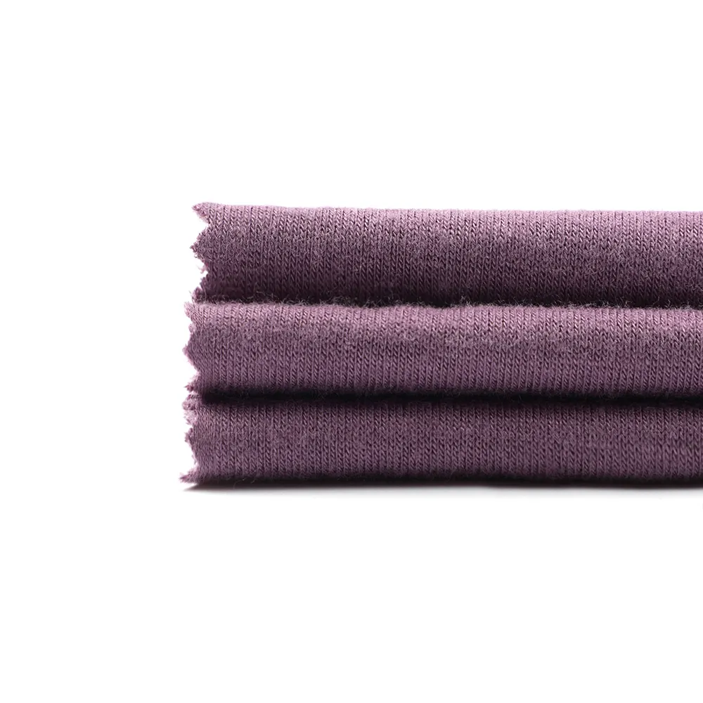 Dois tipos de tecido de tecido francês terry 73% rayon/23% poliéster/4% elastano bom para estiramento