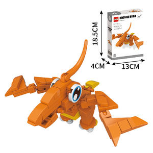 XR Dr Star Nouveauté Ensemble de blocs de construction en plastique ABS de haute qualité sur le thème du monde des dinosaures, 20 pièces, compatible avec les briques <span class=keywords><strong>Lego</strong></span>, pour les enfants de 5 à 13 ans - Product Image 4