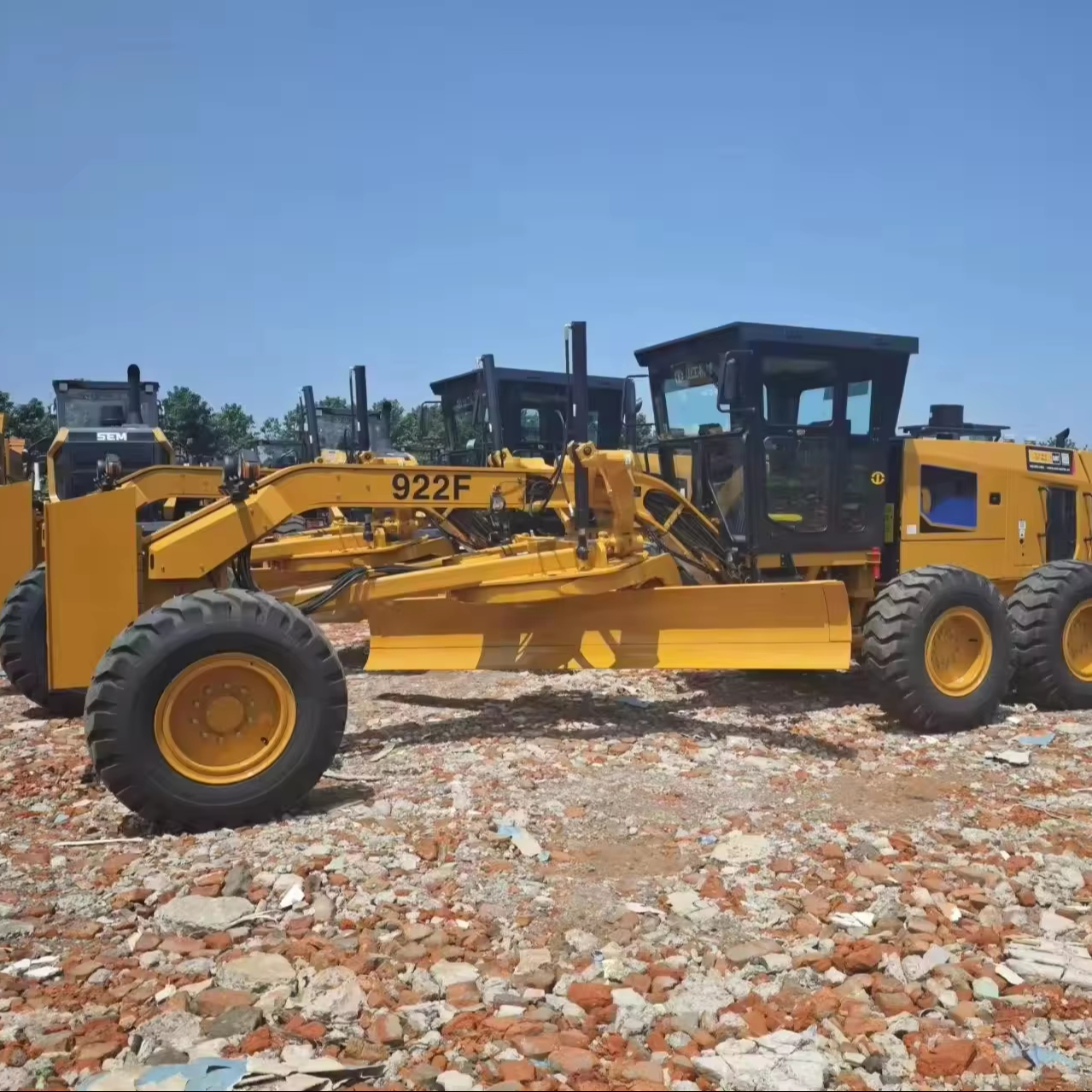 Дорожная машина 220HP автогрейдер SEM922F 922F с передней лопатой и задним рыхлителем