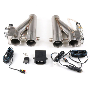 2.25 ''2.5" 3 "Đôi điện xả cutout Kit Y Ống Xả Van điều khiển với hệ thống van kép 1 kéo 2 điều khiển từ xa - Product Image 2