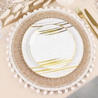 Napperons en jute faits à la main très demandés pour le dîner de Thanksgiving ou les réunions de famille, disponibles au meilleur prix