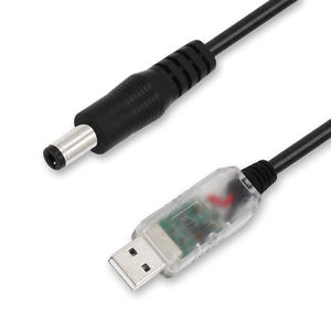 Câble d'alimentation USB vers prise jack DC 2,5 mm 3,5 mm 5V 12V, cordon d'alimentation avec adaptateur de connecteur mâle Type-A vers prise DC - Product Image 1