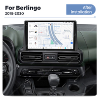 DUDUAUTO pour Citroën Berlingo 2018-2020, système multimédia Android modifié pour voiture, navigation Bluetooth, Car-play, écran de recul