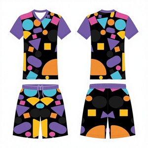 Conjunto de Camisetas de Fútbol Personalizadas para Hombre, Venta al Por Mayor, Parche del Club del Equipo, Logotipo Bordado, Impresión Digital, 100% Poliéster - Product Image 1