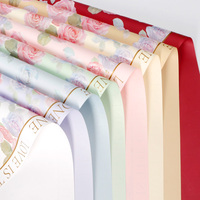 Fournitures de fleuriste haut de gamme, papier d'emballage vintage rose, papier d'emballage élégant et romantique pour bouquets, pour les fêtes et les mariages