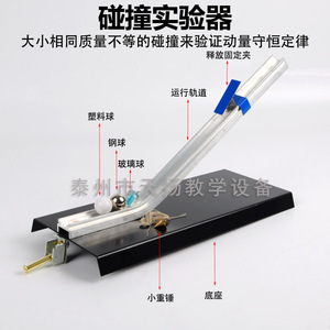 Aparato de experimento de colisión bidimensional para verificar la ley de conservación del momento (21068) - Física y - Product Image 3
