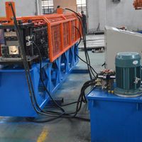 OEM personnalisé 0.75-0.9mm Étagères en acier galvanisé Palette Rack Support Chapeau Canal Rouleau Formant la Machine