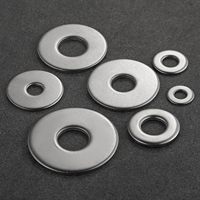 Customizable and Various Standard Round Flat Washers, Stainless Steel Flat Washers, Carbon Steel Galvanized Washers.